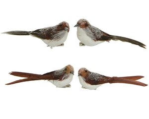 Decoris Vogel schuim - bruin/kleur(en) - 4,5 × 16 × 5,5 cm - afbeelding 3
