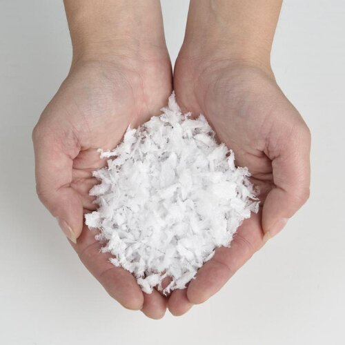 Decoris Zachte sneeuw PE - wit - 26 × 20 × 6 cm - afbeelding 2