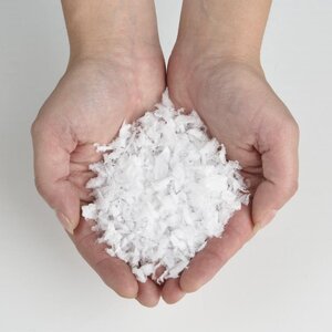 Decoris Zachte sneeuw PE - wit - 26 × 20 × 6 cm - afbeelding 2