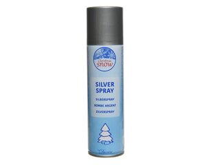 Decoris Zilverspray metaal - zilver - Ø 4,4 cm