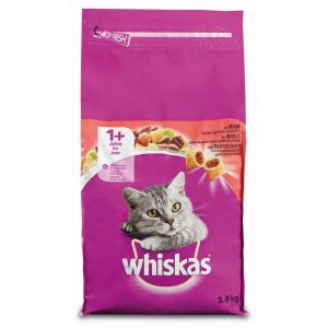 Whiskas Droog adult rund 3,8kg