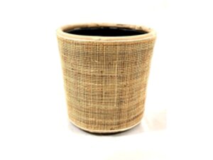 Van der Leeden Drypot webbing blond d36h35cm