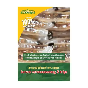Ecostyle Aaltjes F tegen larven varenrouwmug & trips  50 mln/50 m2/>25 planten - afbeelding 3
