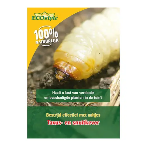 Ecostyle Aaltjes H tegen larven taxus- en snuitkever 25 mln/50 m2 - afbeelding 3