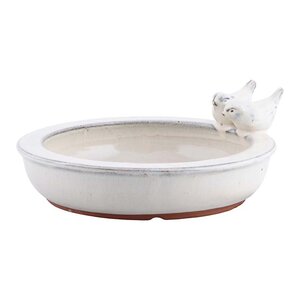 Esschert Keramiek vogelbad rond - afbeelding 4