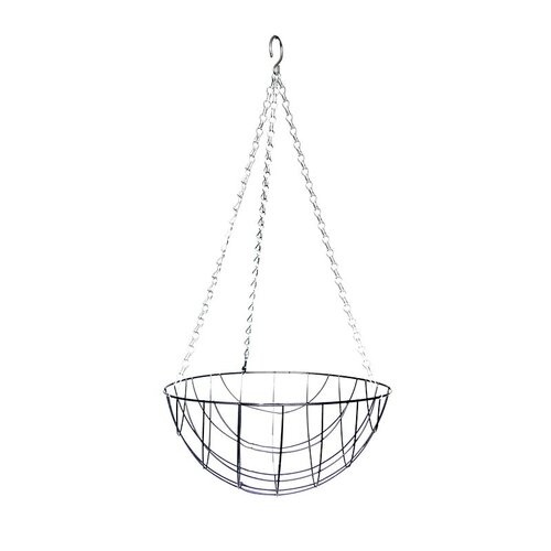 Esschert Zwart metalen hanging basket M - afbeelding 1