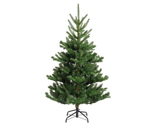 Everlands Alba kunstkerstboom - groen - H150/D102 cm - afbeelding 1