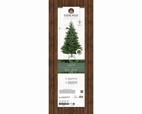 Everlands Alba kunstkerstboom - groen - H180/D116 cm - afbeelding 2