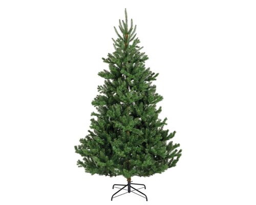 Everlands Alba kunstkerstboom - groen - H240/D137 cm - afbeelding 1