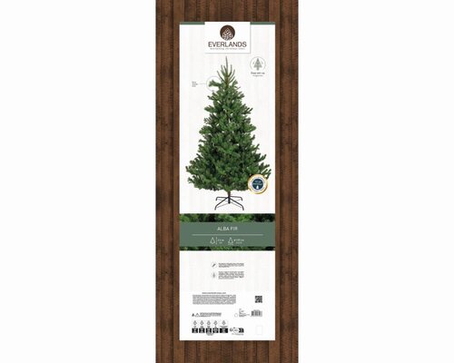 Everlands Alba kunstkerstboom - groen - H240/D137 cm - afbeelding 2