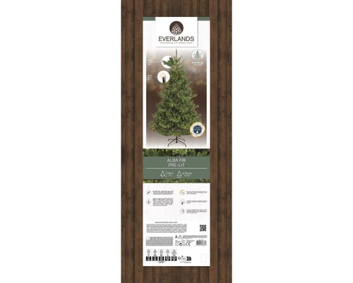 Everlands Alba 180 cm – met verlichting groen/warm wit – kunstkerstboom - afbeelding 6