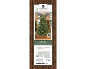Everlands Alba kunstkerstboom met verlichting - groen/warm wit - H240/D137 cm - afbeelding 2