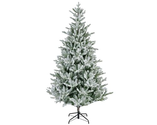 Everlands Allison boom besneeuwd - groen/wit - H180/D112 cm - afbeelding 1