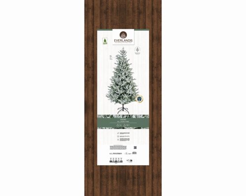 Everlands Allison boom besneeuwd - groen/wit - H300/D182 cm - afbeelding 2