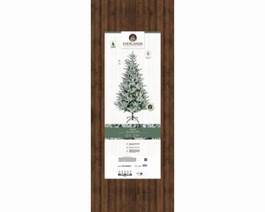 Everlands Allison boom besneeuwd - groen/wit - H300/D182 cm - afbeelding 2