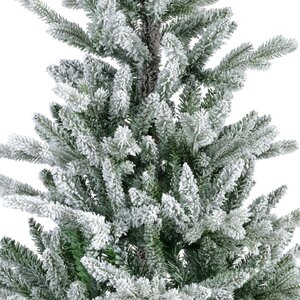 Everlands Allison boom besneeuwd - groen/wit - H150/D97 cm - afbeelding 3