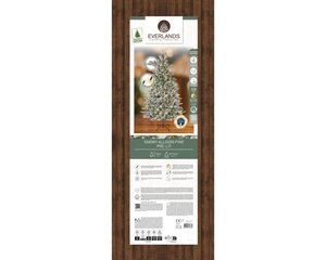Everlands Allison kerstboom besneeuwd met verlichting – hoogte 180 cm, diameter 112 cm - afbeelding 2