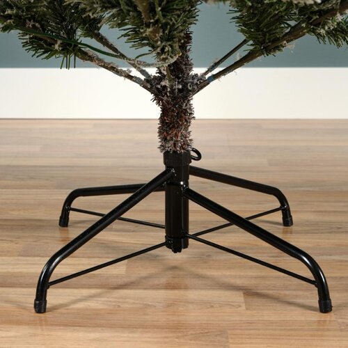 Everlands Allison kerstboom besneeuwd met verlichting – hoogte 180 cm, diameter 112 cm - afbeelding 4