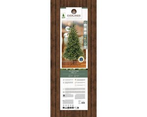 Everlands Allison 240 cm – met verlichting groen/warm wit/klassiek warm – kunstkerstboom - afbeelding 2