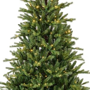 Everlands Allison 240 cm – met verlichting groen/warm wit/klassiek warm – kunstkerstboom - afbeelding 3