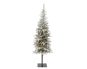 Everlands Alpbach kunstkerstboom besneeuwd met verlichting - green/white/warm white/classic warm - Ø - afbeelding 1