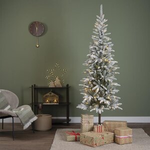 Everlands Alpbach kunstkerstboom besneeuwd met verlichting - green/white/warm white/classic warm - Ø - afbeelding 5
