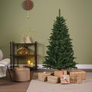 Everlands Bretton kunstkerstboom - groen - H150/D81 cm - afbeelding 5