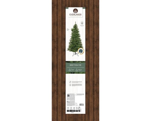 Everlands Bretton kunstkerstboom - groen - H180/D99 cm - afbeelding 2