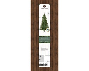 Everlands Bretton kunstkerstboom - groen - H180/D99 cm - afbeelding 2