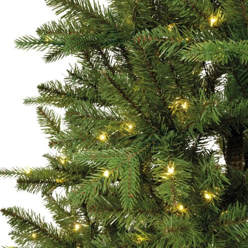 Everlands Bretton kunstkerstboom met verlichting - groen/warm wit - Ø 110 cm - afbeelding 6