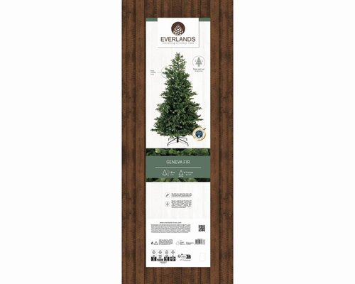Everlands Geneva kunstkerstboom - groen - H180/D116 cm - afbeelding 2