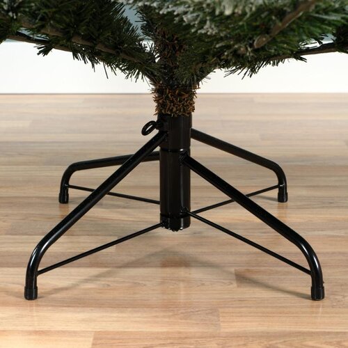 Everlands Grandis kunstkerstboom besneeuwd - groen/wit - H300/D182 cm - afbeelding 4
