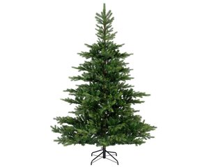Everlands Grandis kunstkerstboom - groen - H240/D162 cm - afbeelding 1