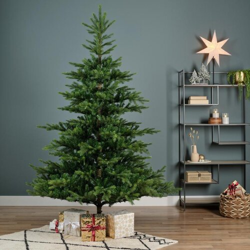 Everlands Grandis kunstkerstboom - groen - H240/D162 cm - afbeelding 5