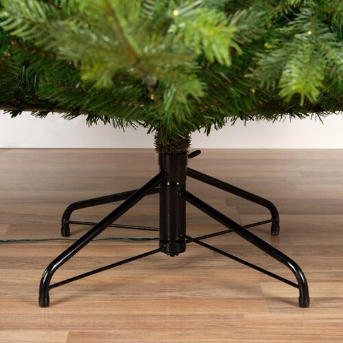 Everlands Grandis kunstkerstboom met verlichting - groen/warm wit - Ø 162 cm - afbeelding 4