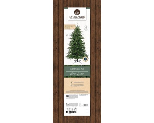 Everlands Greenhill kunstkerstboom - groen - H150/D100 cm - afbeelding 2