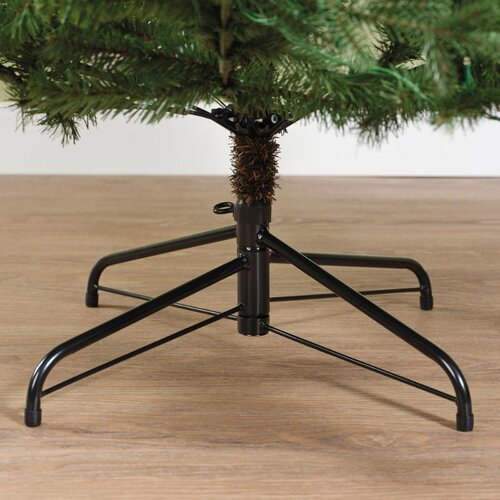 Everlands Greenhill kunstkerstboom met verlichting - groen/warm wit/klassiek warm - Ø 140 cm - afbeelding 4