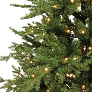 Everlands Greenhill kunstkerstboom met verlichting - groen/warm wit/klassiek warm - Ø 140 cm - afbeelding 7