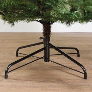 Everlands Greenhill kunstkerstboom met verlichting - groen/warm wit/klassiek warm - Ø 156 cm - afbeelding 4