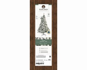 Everlands Imperial boom besneeuwd - groen/wit - H180/D117 cm - afbeelding 2