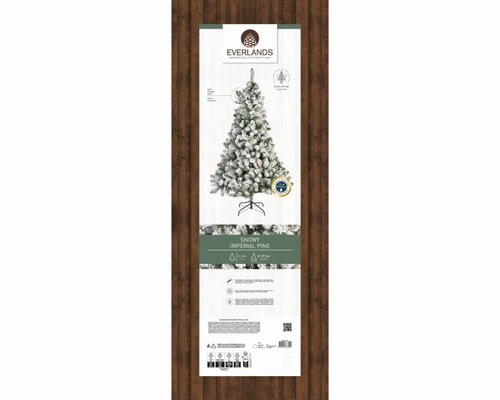 Everlands Imperial boom besneeuwd - groen/wit - H210/D137 cm - afbeelding 2