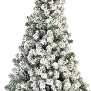 Everlands Imperial boom besneeuwd - groen/wit - H210/D137 cm - afbeelding 3