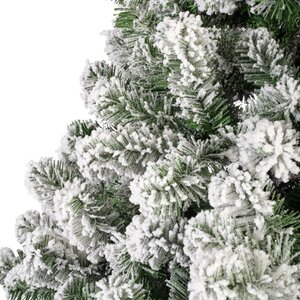 Everlands Imperial boom besneeuwd - groen/wit - H210/D137 cm - afbeelding 8