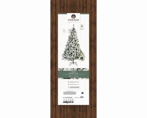 Everlands Imperial boom besneeuwd - groen/wit - H240/D147 cm - afbeelding 2