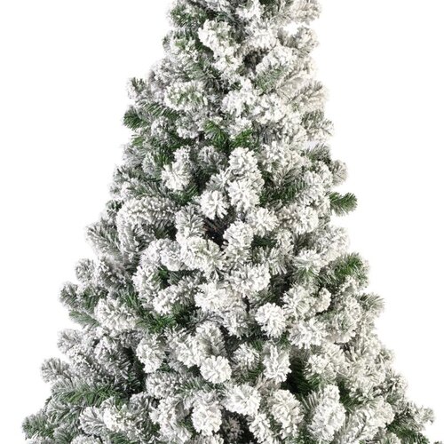 Everlands Imperial boom besneeuwd - groen/wit - H240/D147 cm - afbeelding 3