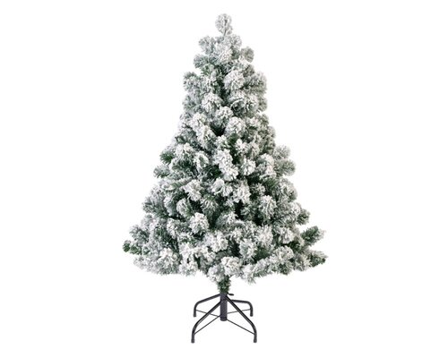 Everlands Imperial boom besneeuwd - groen/wit - H150/D97 cm - afbeelding 1