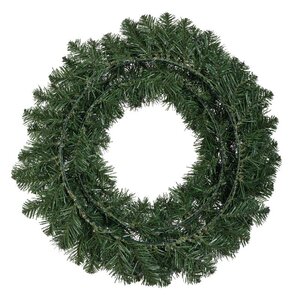Everlands Imperial kerstkrans groen – diameter 60 cm, hoogte 16 cm - afbeelding 3