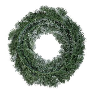 EVERLANDS Imperial krans snowy h60cm groen/wt - afbeelding 3