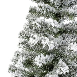 Everlands Imperial mini boom besneeuwd - groen/wit - H75/D41 cm - afbeelding 3
