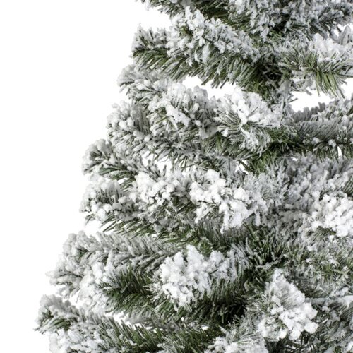 Everlands Imperial mini boom besneeuwd - groen/wit - H90/D46 cm - afbeelding 3
